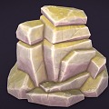 Stone Cartoon Stone Stylized Stone Hand-painted Stone Stone Block Big Stone 3d model