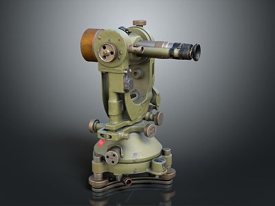 Industrial LOFT Microscope Magnifier Experimental Equipment Physical Equipment 3d model