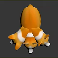 Adorable Orange And White Corgi Stuffed Toys With Black Eyes Nose And Tongue Out