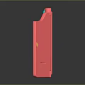 Pink Clamshell Computer With Dual Screens Control Buttons And Indicator Lights