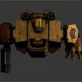 Mech Warrior Mech Soldier Machine Battlearm Mechanical Battlearm Machine Fighter Robot 3d model