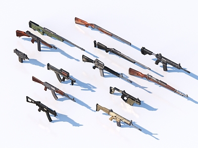 Rifle Weapons Military Supplies model