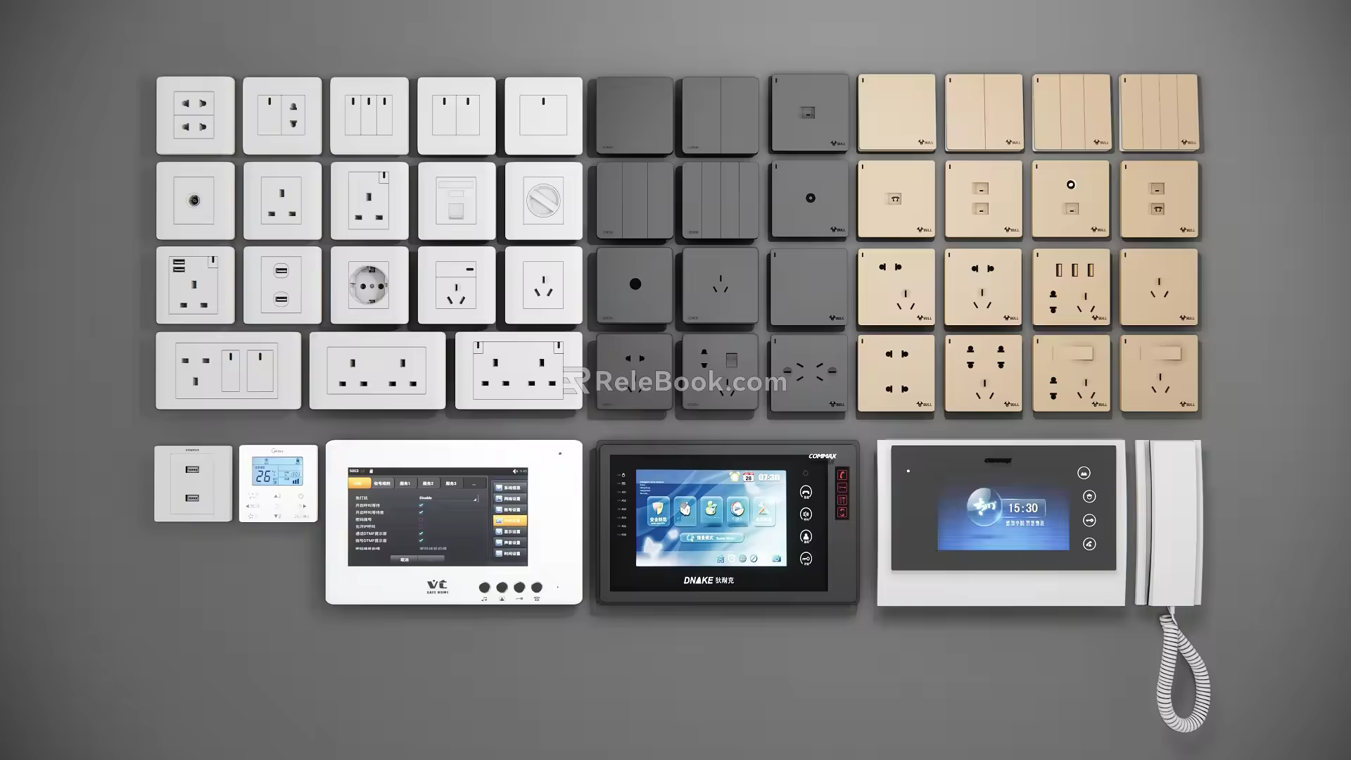 Modern Switch Socket 3d model