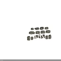 Natural Textured Stone Wood Pieces In Various Shapes And Sizes
