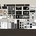 Smart Machines Display Showcasing Various Modern Household Appliances And Devices