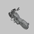 Harley-Davidson Dana Street Fighter Motorcycle 3d model