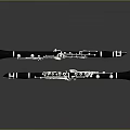 Two Shiny Black Clarinet Models As Decorative Living Room Supplies