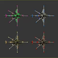 Colorful Helicopter Toy Models With Various Colors Detailed Propellers And Different Designs
