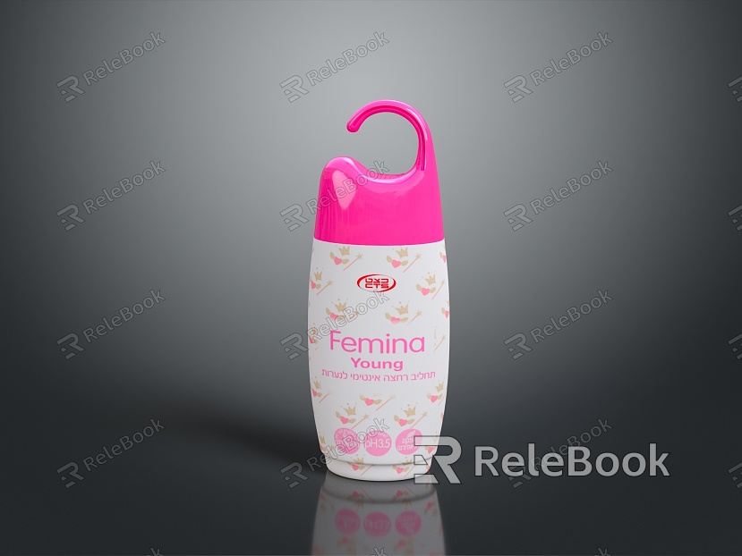 Body Soap Shampoo Bottle Bottled Plastic Bottle Cosmetic Toiletries model