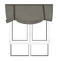 Modern sliding window glass window single window double window 3d model