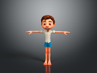 Children Baby Cartoon Children Boy Little Boy Cartoon Boy 3d model