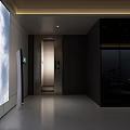 Home Theater Room With Starry Sky Ceiling Large Screen TV Sofa Round Rug And Treadmill