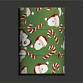 Festive 2026 Christmas Decorative Containers Red Green With Stars Santa And Candy Canes
