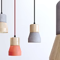 Nordic chandelier small chandelier 3d model