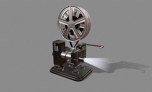 Modern Projector Soviet Film Projector 3d model