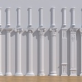 European Roman Column 3d model