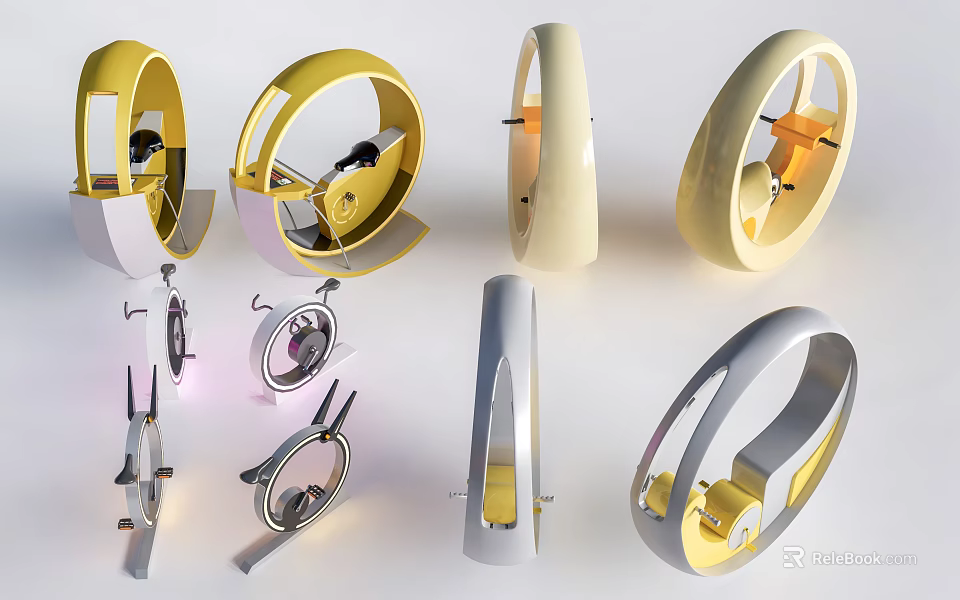 Modern Air Cooler Fan with Various Stylish Designs and Color Options 3d model 
