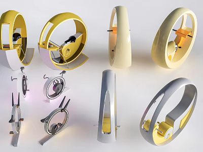 Modern Air Cooler Fan with Various Stylish Designs and Color Options 3d model