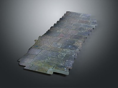 Modern Pavement Grinding Tile Floor Tile 3d model