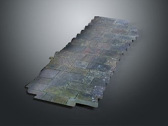 Modern Pavement Grinding Tile Floor Tile 3d model