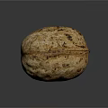 Whole Fresh Walnuts With Textured Shells And Natural Surface On Dark Background