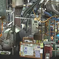 Industrial Equipment With Mechanical Structures Piping Systems Control Panels And Metal Frames