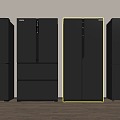 Modern Refrigerator Open Door Refrigerator Four Door Refrigerator Three Door Refrigerator 3d model