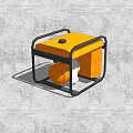 modern generator 3d model