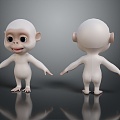 Monkey Monkey Cartoon Monkey Anime Monkey Stylized Monkey Fantasy Style Monkey Toy 3d model