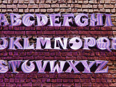 Modern Decorative Light Letter Decorative Light 3d model