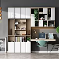 Nordic Bookcase 3d model