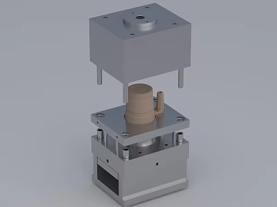 Injection Mold Tea Cup Model Production Equipment 3d model