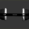 Sleek Modern Over Ear Headphones With Black Headband And White Ear Cushions Design
