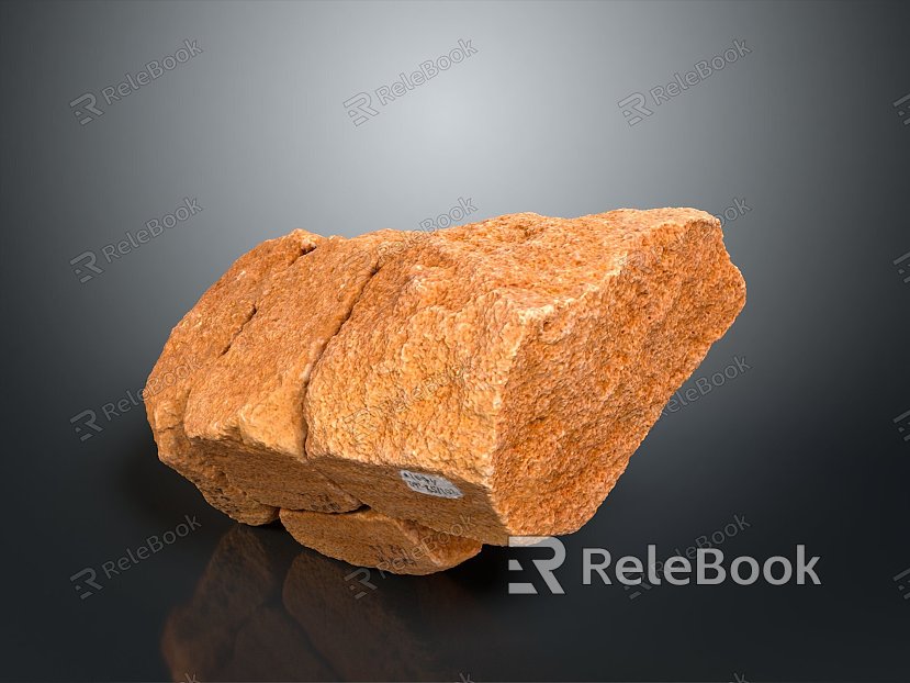 Rock Rock Block Rock Block Rock Specimen Boulder Big Stone Block Rock Stratum Rock Stratum Rock Stratum Rock model