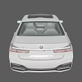 White Luxury Sedan With Sleek Body Design Sunroof And Alloy Wheels