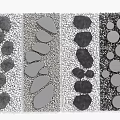 Stepping Stones Garden Path Design with Various Stone Shapes and Arrangement Ideas