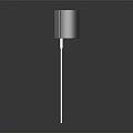 High Quality Black Three Legged Electronic Transistor On Dark Reflective Background 3d model
