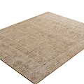 Square Beige Textured Woven Rug For Contemporary Living Room Decor