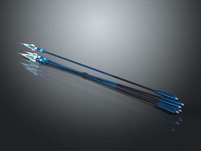 Crossbow Bow Arrow Crossbow Mechanical Crossbow Shifting Bow and Arrow Shoot Distal Equipment Weapons 3d model