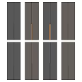 Modern Cabinet Doors With Various Color Tones And Stylish Handle Designs