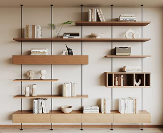 Modern Storage Rack 3d model