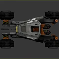 Self-made armed car modified car modified car chariot doomsday car self-made car self-made car modified car 3d model