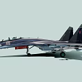 Advanced Gray Military Fighter Jet With Open Cockpit Missiles And Ground Display Setup