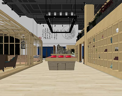 Exhibition Hall 3d model