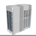 White Modern Air Cooler Fan With Vent Design And Efficient Cooling Performance 3d model