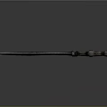 Ancient Rusted Metal Sword With Ornate Hilt And Engraved Blade Surface