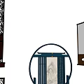 Traditional Decorative Screens with Various Designs and Intricate Wooden Frames