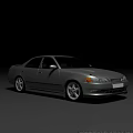 Silver Sedan Car With Sleek Exterior Design And Silver Alloy Wheels