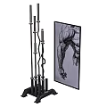 Complete Sports Equipment Set Including Dumbbells Barbells Bench Press And Rack
