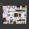 Computer Motherboard Computer Motherboard High-end Motherboard High-end Motherboard Gaming Motherboard Asus Motherboard 3d model